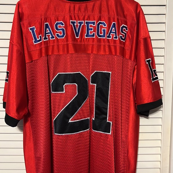 Las Vegas 21 BlackJack Football Jersey Size Large Color Red - Picture 7 of 8